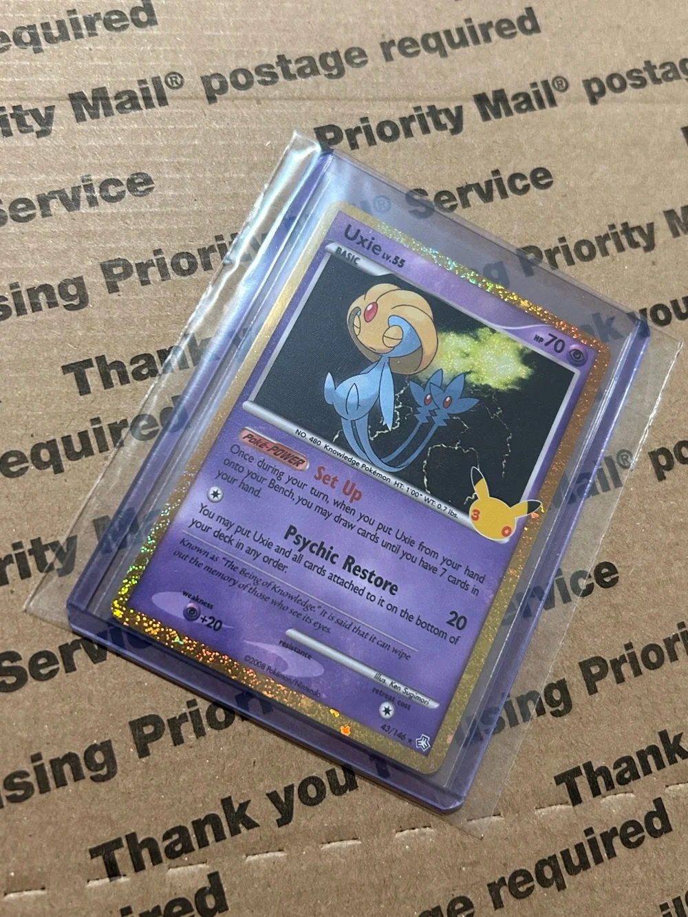 Pokemon holo uxie